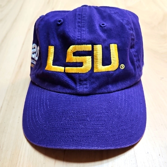 47 LSU Louisiana State University 2020 National Championship Hat Cap OSFA - Picture 1 of 6